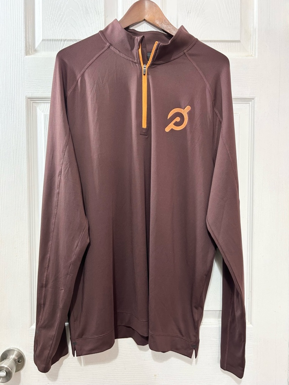 Rhone x Peloton Courtside 1/4 Zip Men XL Fudge Brown NWT